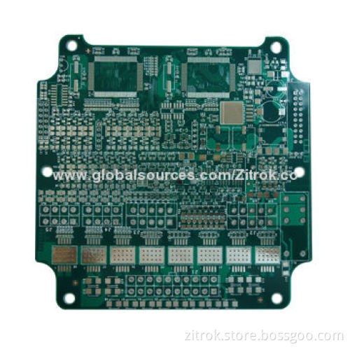 4-layer PCB with Lead-free HAL Surface Finish and V-Cut Plus Routing